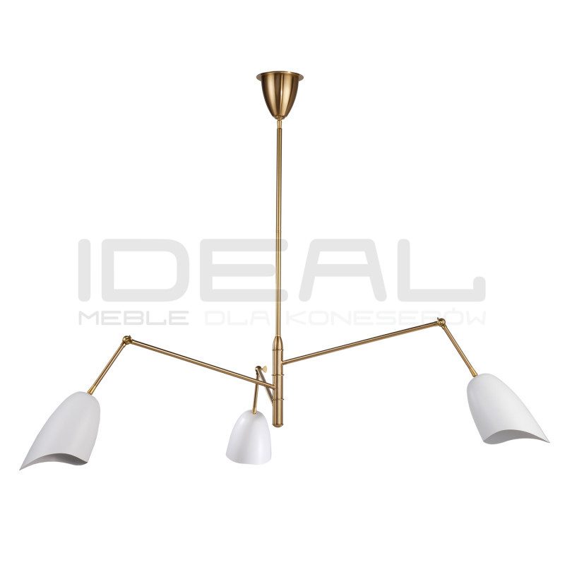 Lampa RAGNO – nowoczesna lampa ze złotymi ramionami