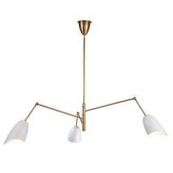 Lampa RAGNO – nowoczesna lampa ze złotymi ramionami