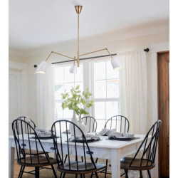 Lampa RAGNO – nowoczesna lampa ze złotymi ramionami