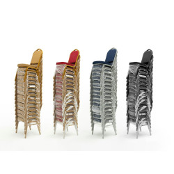 Krzesło bankietowe HERON czarne