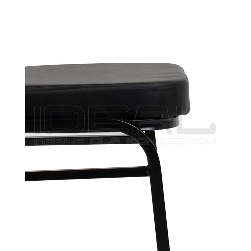 Krzesło bankietowe HESTIA biało złote - ekoskóra |IdealMeble