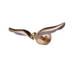 Nowoczesny kinkiet GUFO LED różowe złoto | IdealMeble.pl