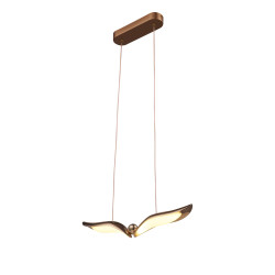 Lampa wisząca GUFO 1 - rozpięte skrzydła | różowe złoto