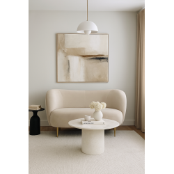 Sofa glamour nowoczesna na nóżkach Aldo 2 os.