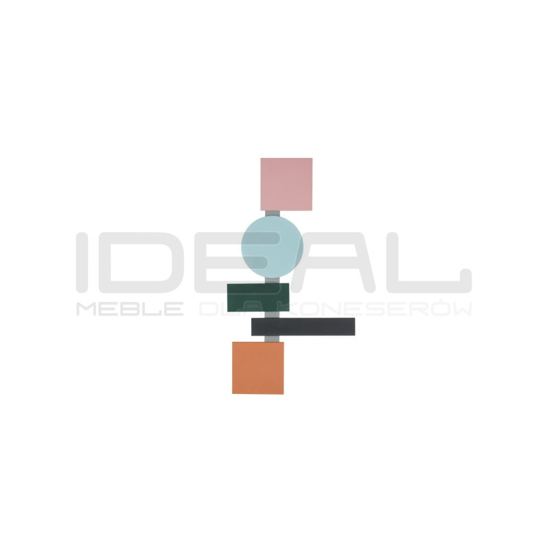 Kinkiet Piet – geometryczna lampa ścienna w stylu op-art