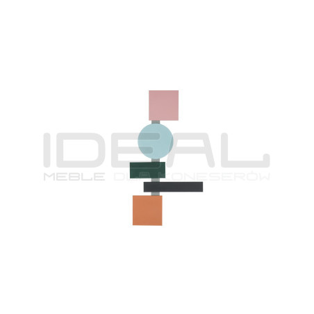 Kinkiet Piet – geometryczna lampa ścienna w stylu op-art