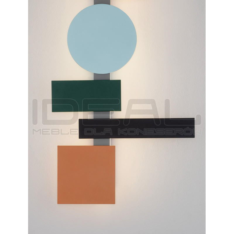 Kinkiet Piet – geometryczna lampa ścienna w stylu op-art