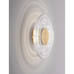 Kinkiet ONDI – lampa ścienna z okrągłym kloszem z akrylu