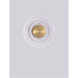 Kinkiet ONDI – lampa ścienna z okrągłym kloszem z akrylu