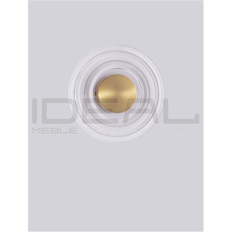 Kinkiet ONDI – lampa ścienna z okrągłym kloszem z akrylu