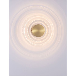 Kinkiet ONDI – lampa ścienna z okrągłym kloszem z akrylu