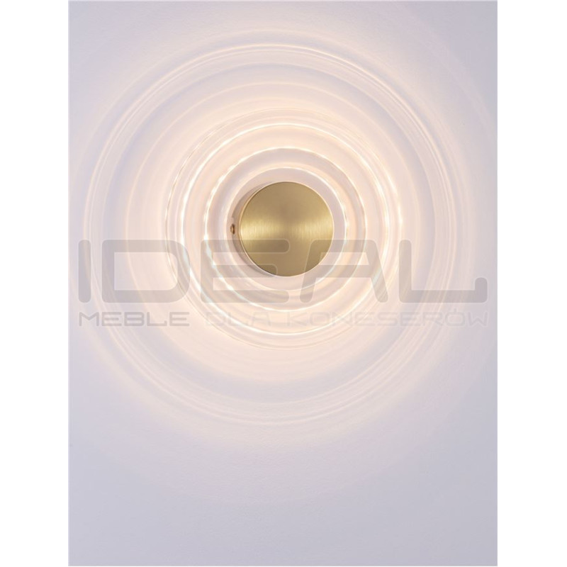 Kinkiet ONDI – lampa ścienna z okrągłym kloszem z akrylu