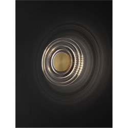 Kinkiet ONDI – lampa ścienna z okrągłym kloszem z akrylu