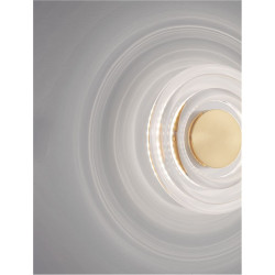 Kinkiet ONDI – lampa ścienna z okrągłym kloszem z akrylu