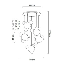 Lampa wisząca CAPRI DISC 5