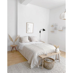 Tani Stolik okrągły z drewna Malm | IdealMeble.pl