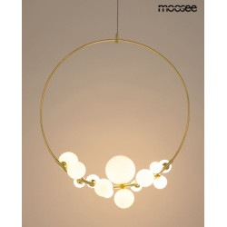 Lampa wisząca ROCIO złota – nowoczesne luksusowe oświetlenie