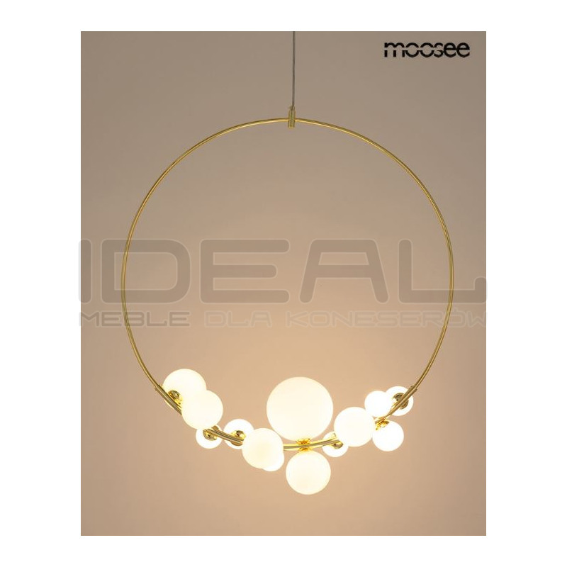 Lampa wisząca ROCIO złota – nowoczesne luksusowe oświetlenie