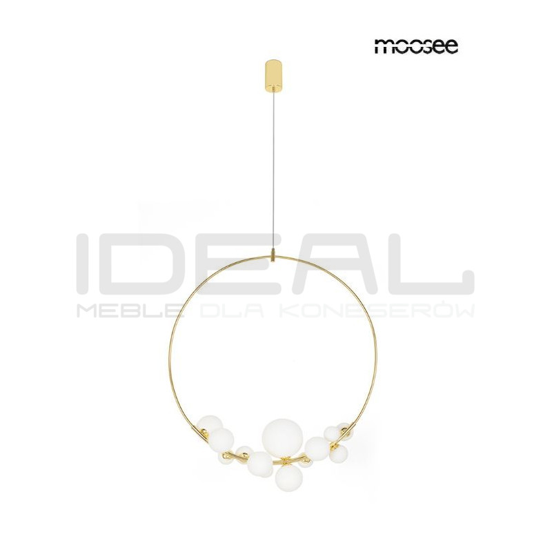 Lampa wisząca ROCIO złota – nowoczesne luksusowe oświetlenie