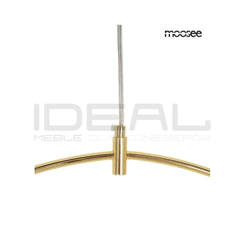 Lampa wisząca ROCIO złota – nowoczesne luksusowe oświetlenie