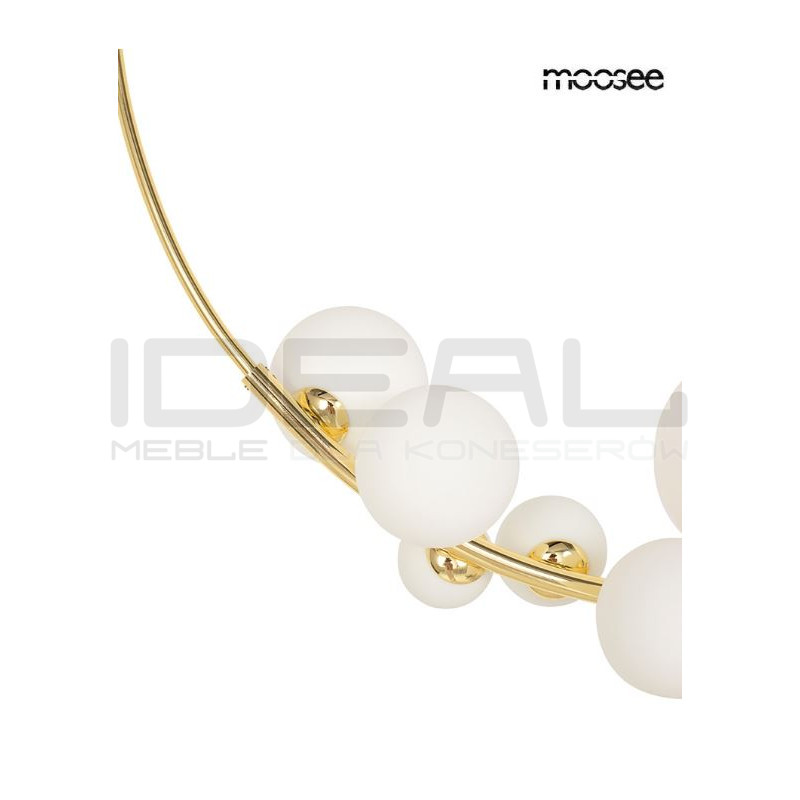 Lampa wisząca ROCIO złota – nowoczesne luksusowe oświetlenie