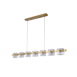 Lampa wisząca BACCIO – nowoczesny design| złota lampa LED