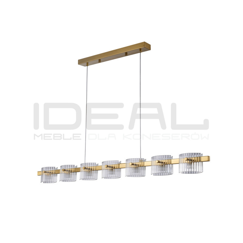 Lampa wisząca BACCIO – nowoczesny design| złota lampa LED