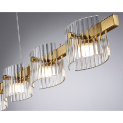 Lampa wisząca BACCIO – nowoczesny design| złota lampa LED