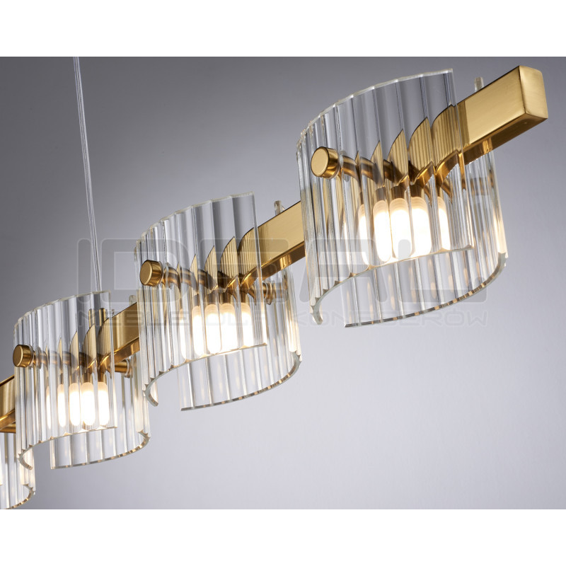 Lampa wisząca BACCIO – nowoczesny design| złota lampa LED