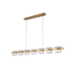 Lampa wisząca BACCIO – nowoczesny design| złota lampa LED