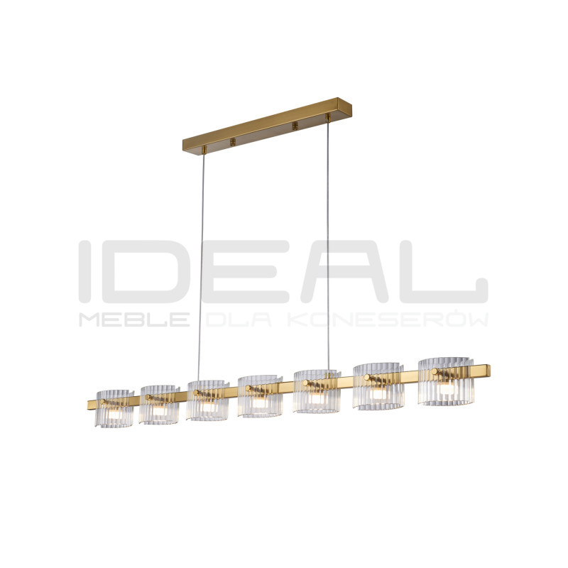 Lampa wisząca BACCIO – nowoczesny design| złota lampa LED