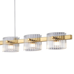 Lampa wisząca BACCIO – nowoczesny design| złota lampa LED