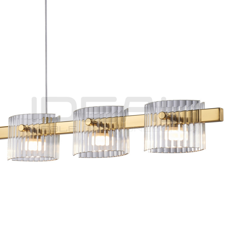 Lampa wisząca BACCIO – nowoczesny design| złota lampa LED