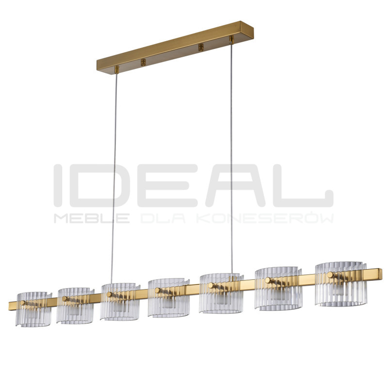 Lampa wisząca BACCIO – nowoczesny design| złota lampa LED