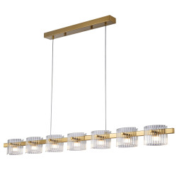 Lampa wisząca BACCIO – nowoczesny design| złota lampa LED