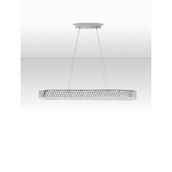 VITREO LONG  – żyrandol kryształowy poziomy |nad stół, wyspę