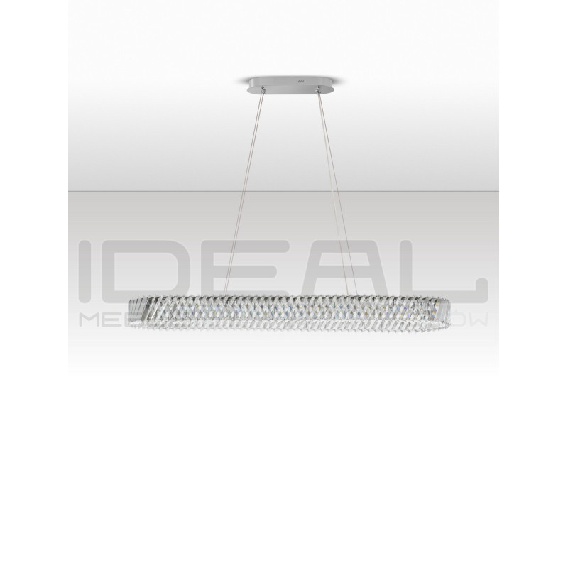 VITREO LONG  – żyrandol kryształowy poziomy |nad stół, wyspę