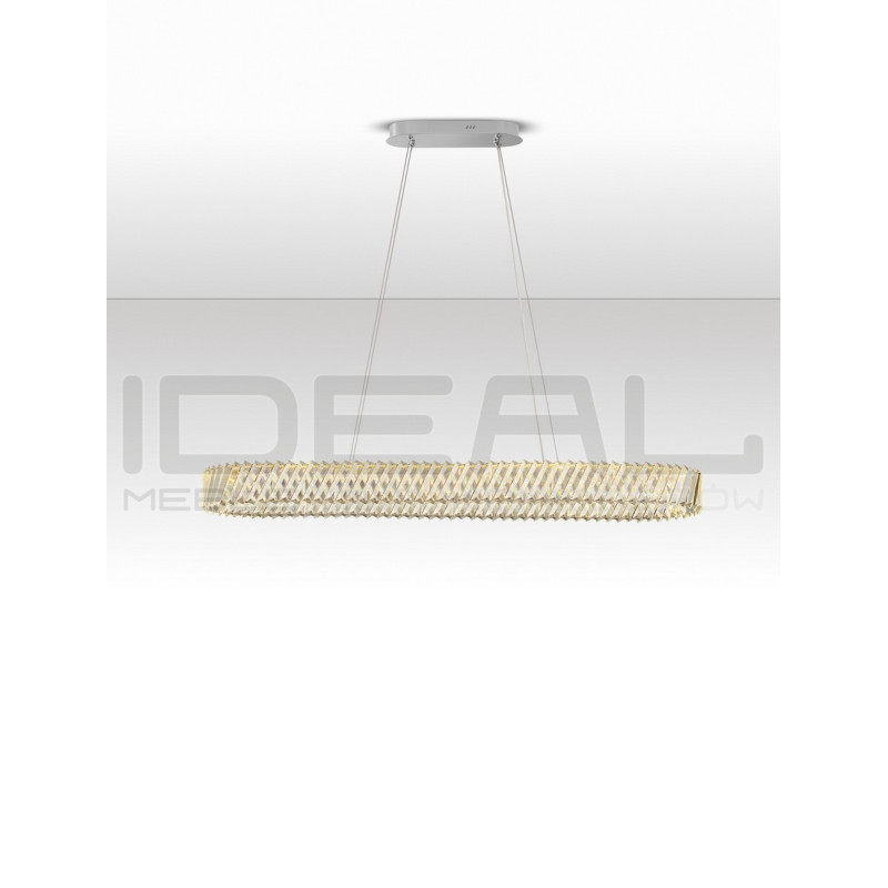 VITREO LONG  – żyrandol kryształowy poziomy |nad stół, wyspę