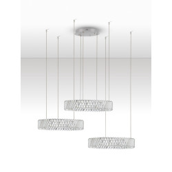 Żyrandol Vitreo Tre – oświetlenie do dużego salonu lub holu