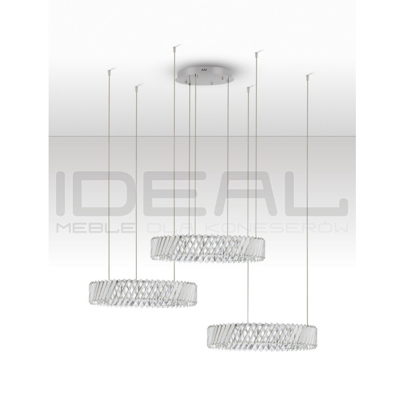 Żyrandol Vitreo Tre – oświetlenie do dużego salonu lub holu