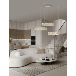 Żyrandol Vitreo Tre – oświetlenie do dużego salonu lub holu