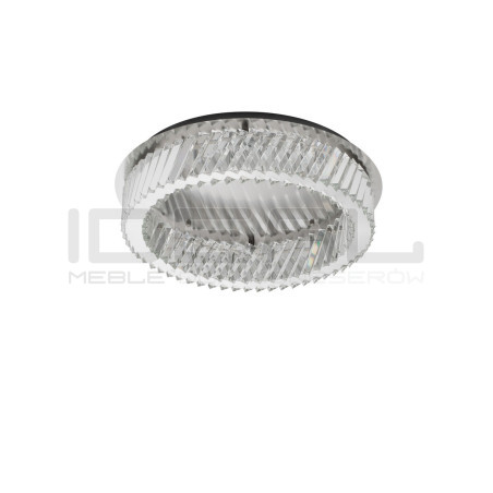 Plafon VITREO Ø53 cm – kryształowy plafon  ze ściemnianiem