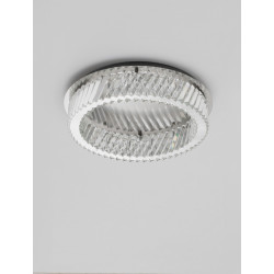 Plafon VITREO Ø53 cm – kryształowy plafon  ze ściemnianiem