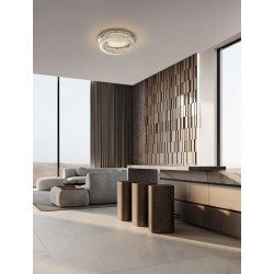 Plafon VITREO Ø53 cm – kryształowy plafon  ze ściemnianiem