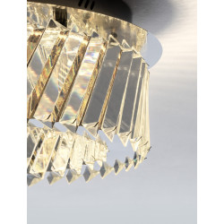 Plafon kryształowy VITREO Ø43 cm – elegancja glamour