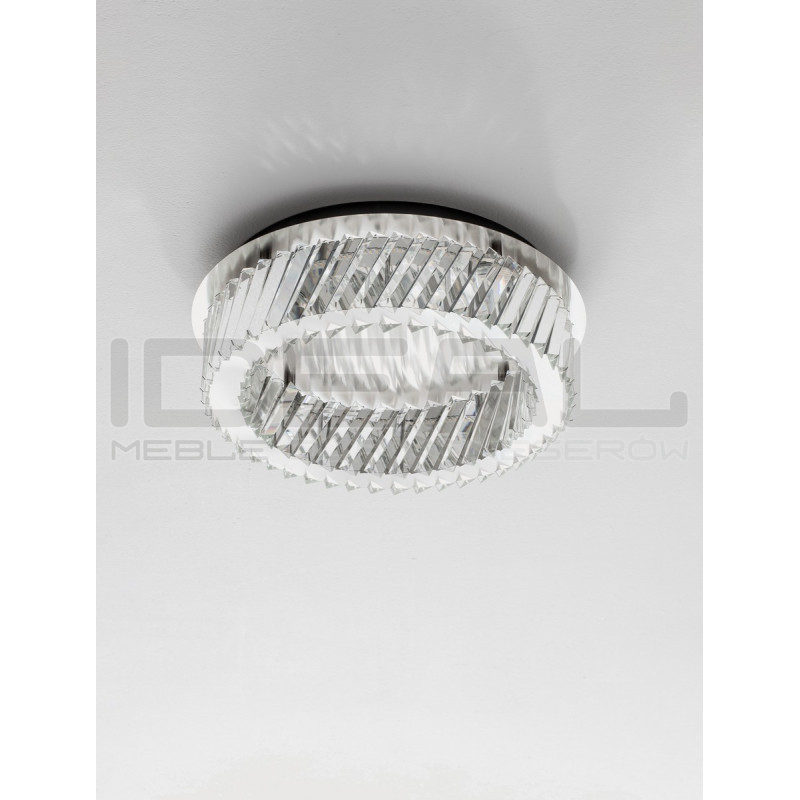 Plafon kryształowy VITREO Ø43 cm – elegancja glamour