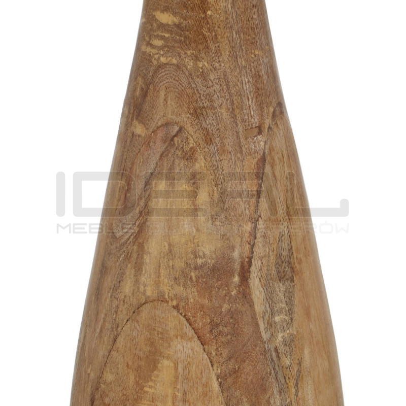 Drewniana lampa podłogowa JUTE – styl boho, juta i drewno