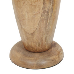 Drewniana lampa podłogowa JUTE – styl boho, juta i drewno