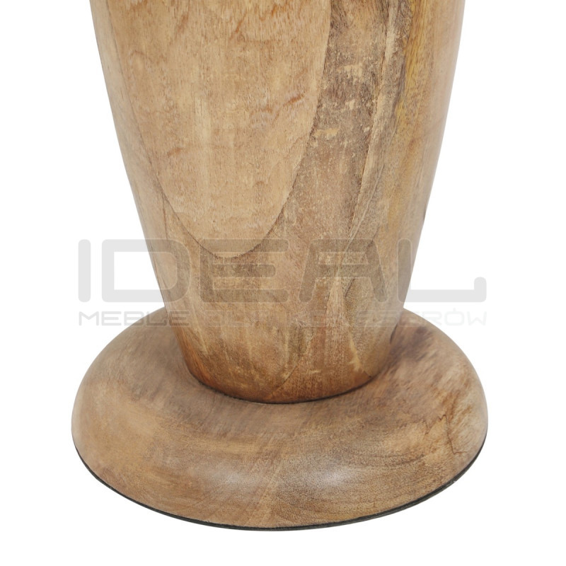 Drewniana lampa podłogowa JUTE – styl boho, juta i drewno