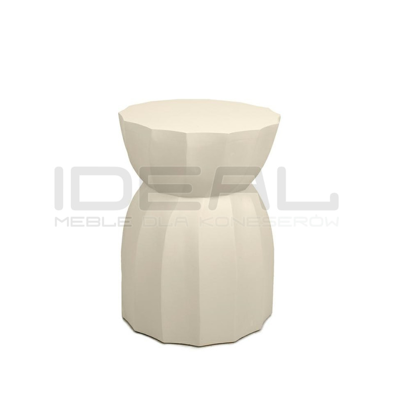 Beżowy stolik drewniany MaMaison ROLLING – naturalny z mango